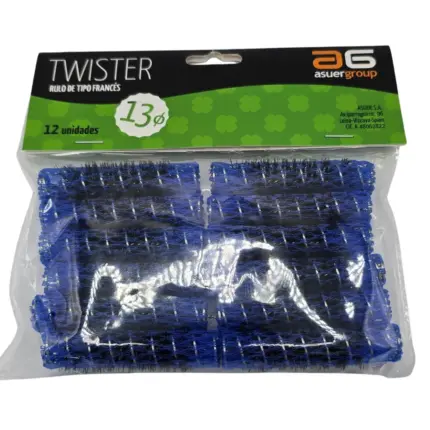 Asuer Twister Rulo de Tipo Francés 13mm 12uds